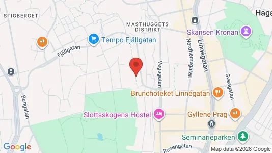 Apartments for rent i Majorna-Linné - kort over placeringen