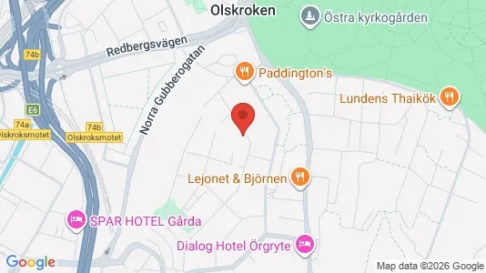 Apartments for rent i Örgryte-Härlanda - kort over placeringen