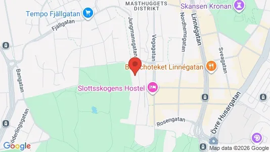 Apartments for rent i Majorna-Linné - kort over placeringen
