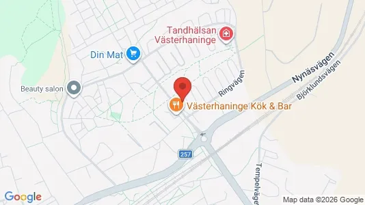 Apartments for rent i Haninge - kort over placeringen