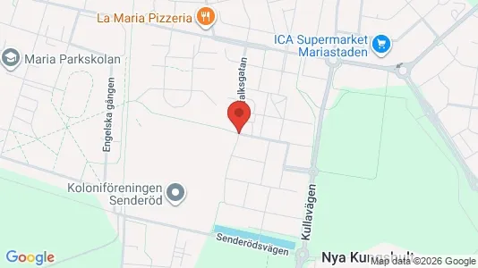 Apartments for rent i Helsingborg - kort over placeringen