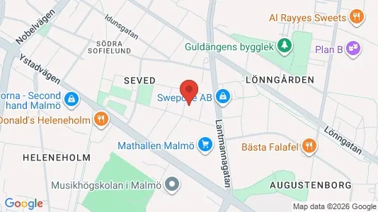 Apartments for rent i Sofielund - kort over placeringen
