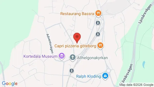 Apartments for rent i Gothenburg East - kort over placeringen