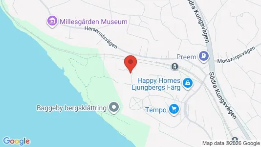 Apartments for rent i Lidingö - kort over placeringen