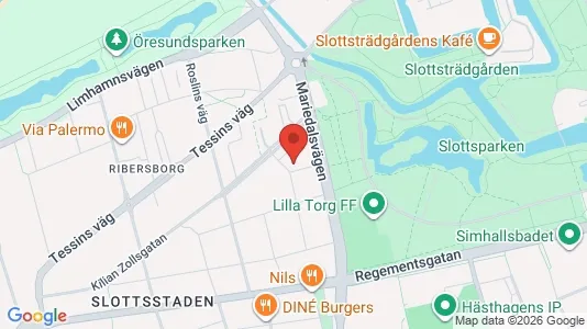 Apartments for rent i Malmö City - kort over placeringen