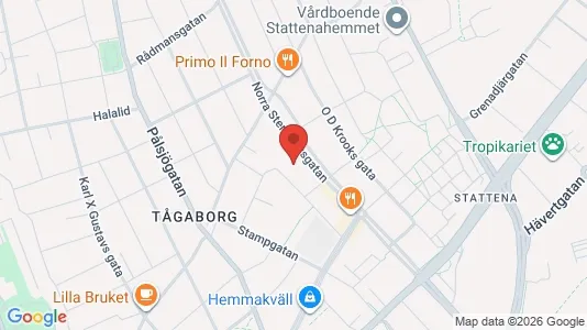 Apartments for rent i Helsingborg - kort over placeringen