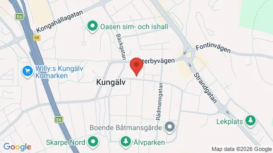 Apartments for rent i Kungälv - kort over placeringen