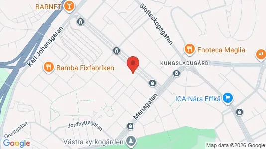 Apartments for rent i Majorna-Linné - kort over placeringen