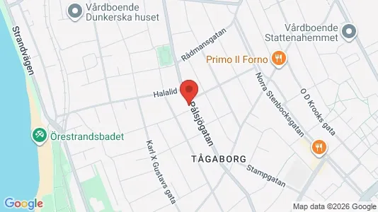 Apartments for rent i Helsingborg - kort over placeringen