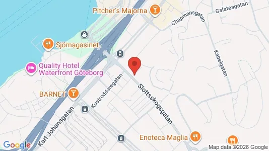 Apartments for rent i Majorna-Linné - kort over placeringen