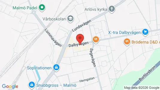 Apartments for rent i Burlöv - kort over placeringen