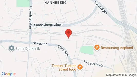 Apartments for rent i Solna - kort over placeringen