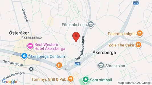 Apartments for rent i Österåker - kort over placeringen