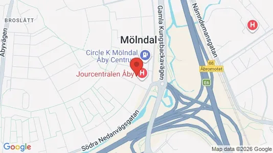 Apartments for rent i Mölndal - kort over placeringen