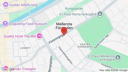 Apartments for rent i Malmö City - kort over placeringen