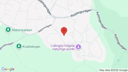 Apartments for rent i Lidingö - kort over placeringen