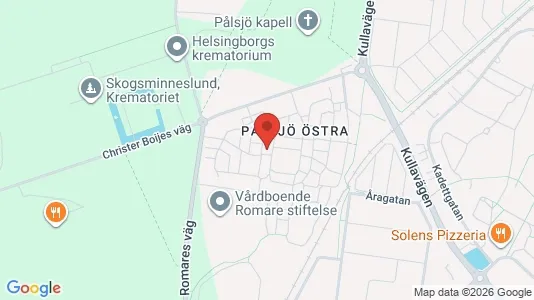 Apartments for rent i Helsingborg - kort over placeringen