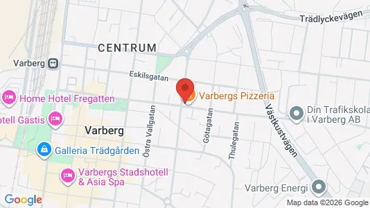 Apartments for rent i Varberg - kort over placeringen