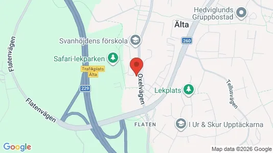 Apartments for rent i Nacka - kort over placeringen