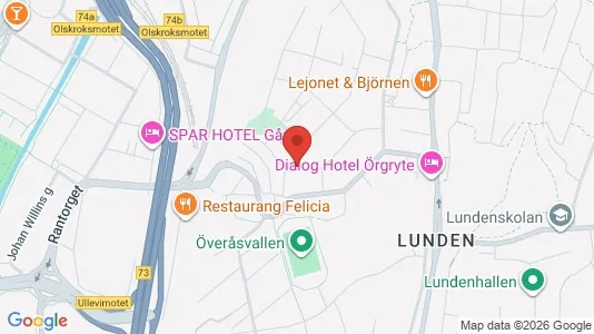 Apartments for rent i Örgryte-Härlanda - kort over placeringen