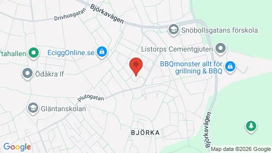 Apartments for rent i Helsingborg - kort over placeringen