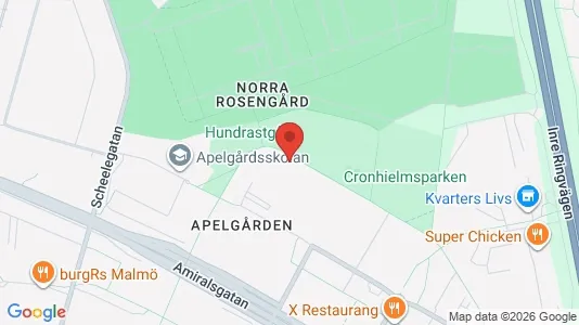 Apartments for rent i Rosengård - kort over placeringen