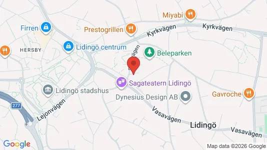 Apartments for rent i Lidingö - kort over placeringen