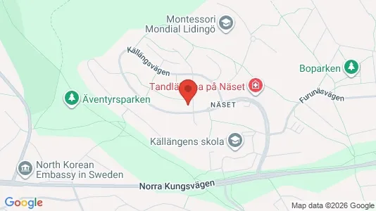 Apartments for rent i Lidingö - kort over placeringen