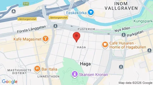 Apartments for rent i Gothenburg City Centre - kort over placeringen