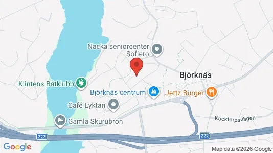 Apartments for rent i Nacka - kort over placeringen