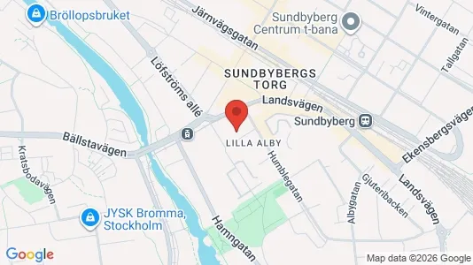 Apartments for rent i Sundbyberg - kort over placeringen