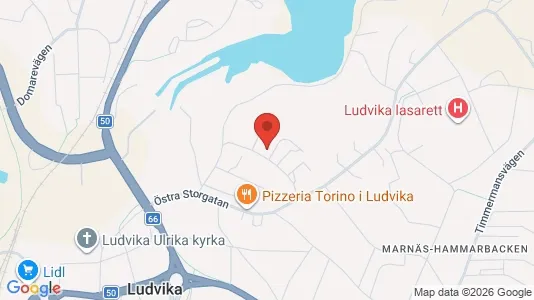 Apartments for rent i Ludvika - kort over placeringen