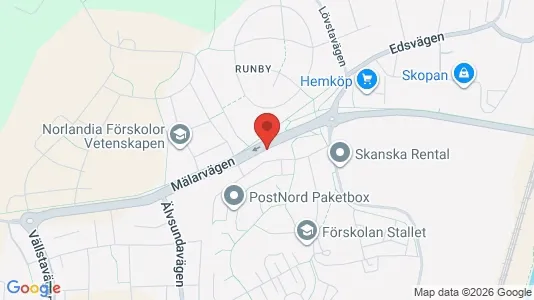 Apartments for rent i Upplands Väsby - kort over placeringen