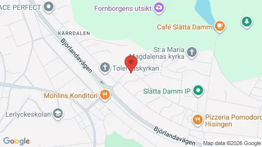 Apartments for rent i Lundby - kort over placeringen