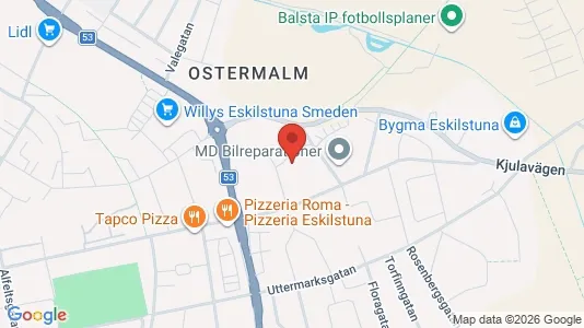Apartments for rent i Eskilstuna - kort over placeringen
