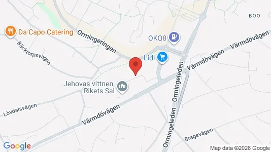 Apartments for rent i Nacka - kort over placeringen