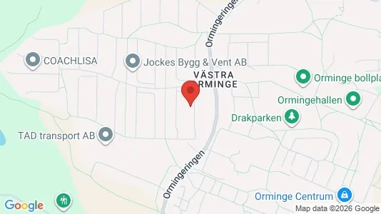 Apartments for rent i Nacka - kort over placeringen