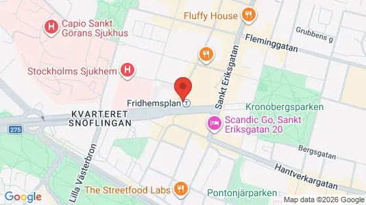 Apartments for rent i Kungsholmen - kort over placeringen