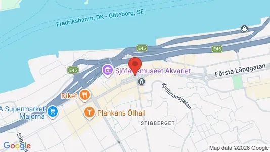 Apartments for rent i Majorna-Linné - kort over placeringen
