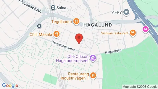 Apartments for rent i Solna - kort over placeringen