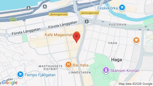 Apartments for rent i Gothenburg City Centre - kort over placeringen