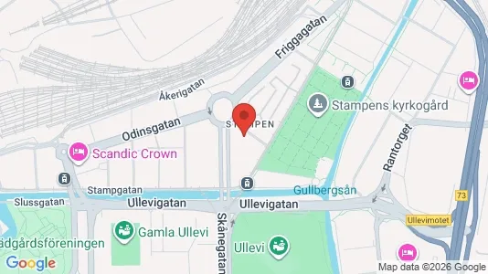Apartments for rent i Gothenburg City Centre - kort over placeringen