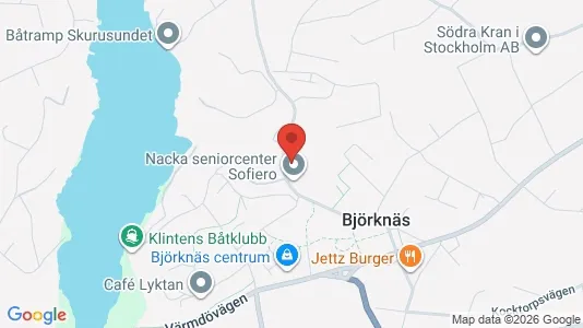Apartments for rent i Nacka - kort over placeringen