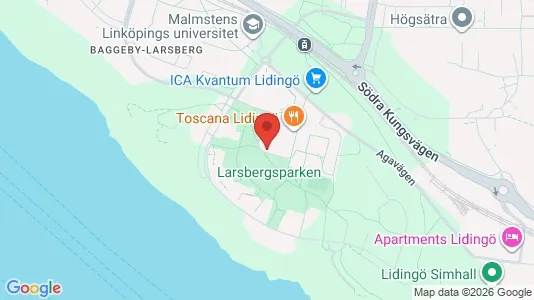Apartments for rent i Lidingö - kort over placeringen