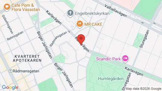 Apartments for rent i Östermalm - kort over placeringen