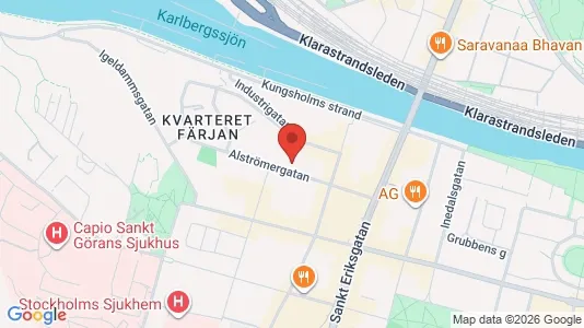 Apartments for rent i Kungsholmen - kort over placeringen