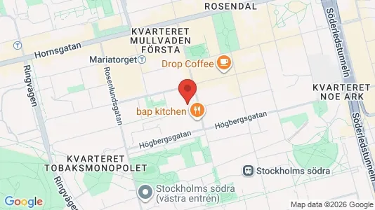 Apartments for rent i Södermalm - kort over placeringen