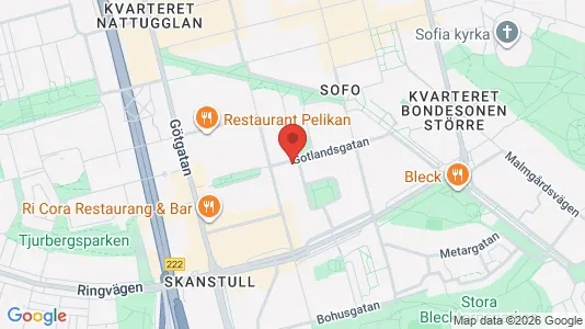 Apartments for rent i Södermalm - kort over placeringen