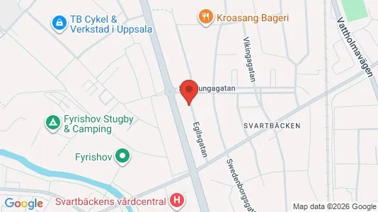 Apartments for rent i Uppsala - kort over placeringen