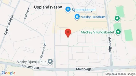 Apartments for rent i Upplands Väsby - kort over placeringen